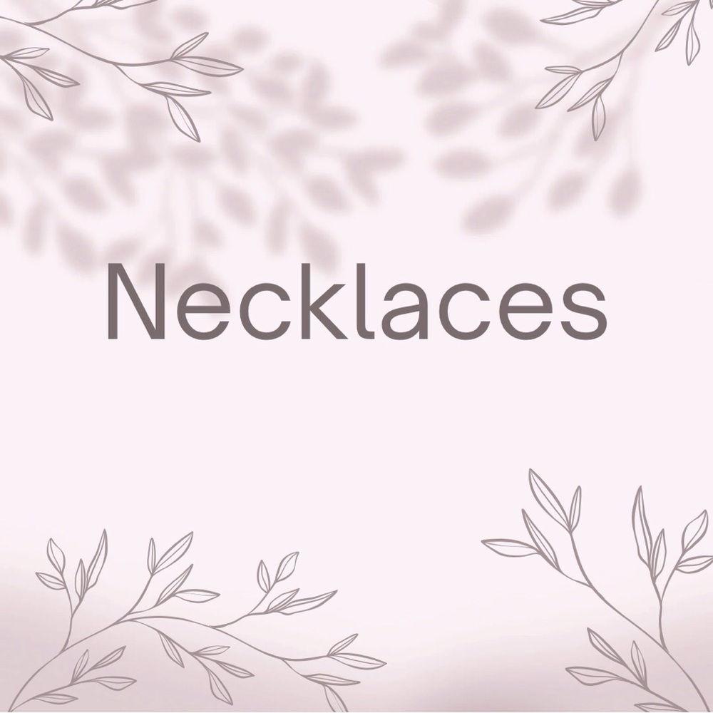 CLOSET DIVIDER Necklaces